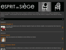 Tablet Screenshot of espritdesiege.com